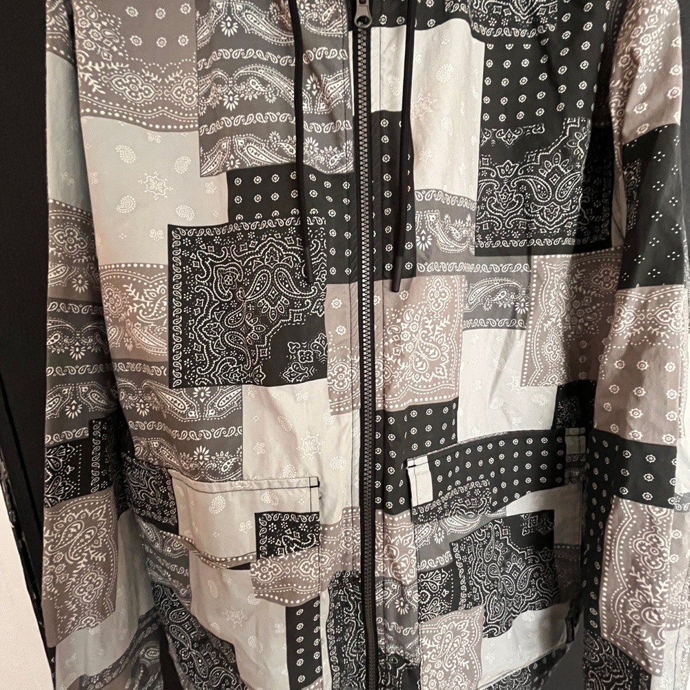 Patchwork Bandana Print Jacket
